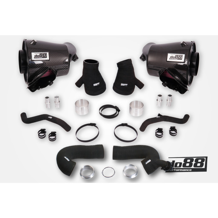 Układ dolotowy Porsche 911 Turbo (992)-z wężami wlotowymi Turbo 66mm