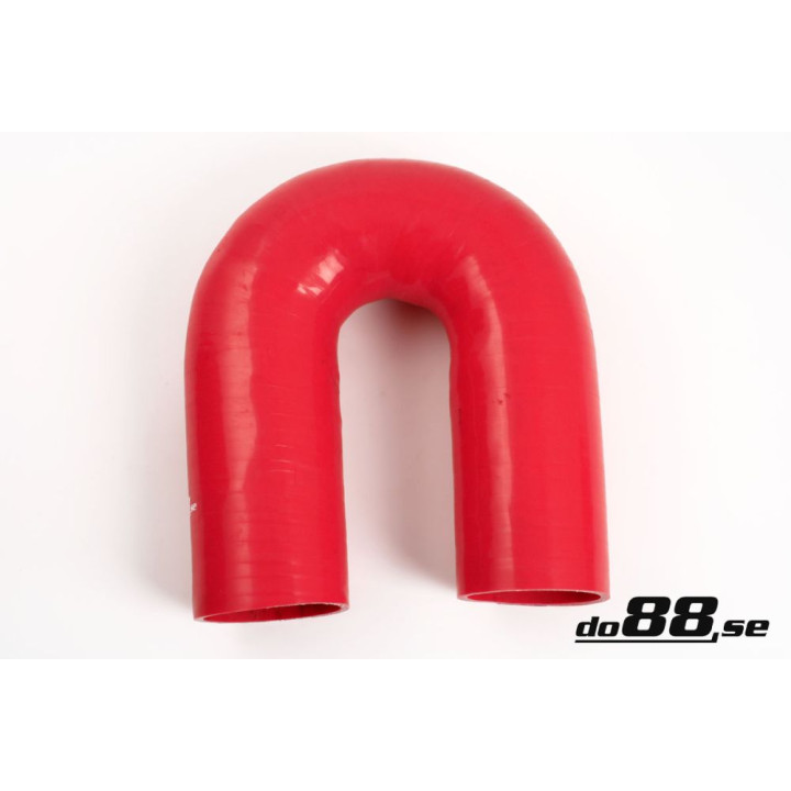 Przewód silikonowy czerwony 180° 3'' (76mm)