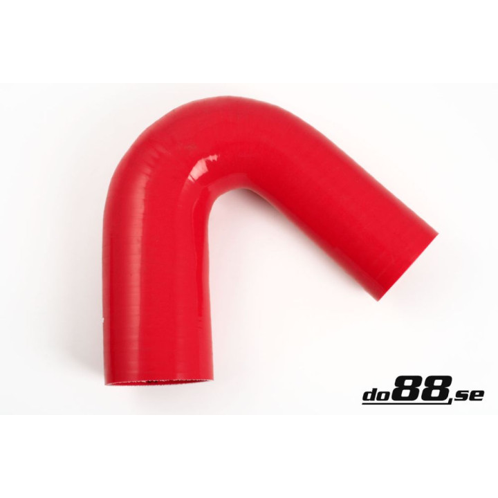 Przewód silikonowy czerwony 135° 2 – 5 - 3'' (63-76mm)