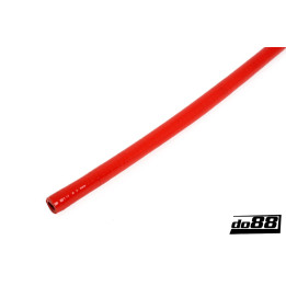 Przewód silikonowy czerwony elastyczny gładki 0 – 625'' (16mm)