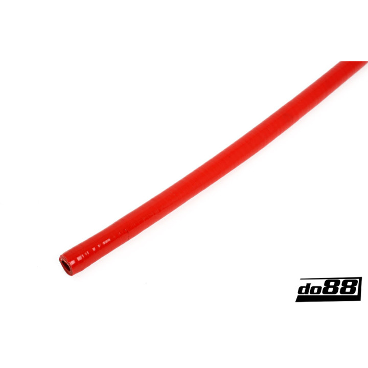 Przewód silikonowy czerwony elastyczny gładki 0 – 625'' (16mm)