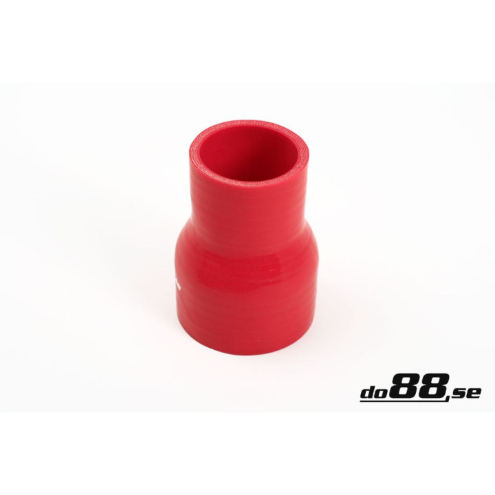 Przewód silikonowy czerwony redukcja 2 - 3'' (51-76mm)