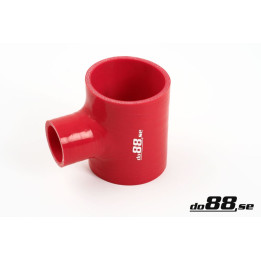 Przewód silikonowy czerwony T 3'' + 2'' (76+51mm)