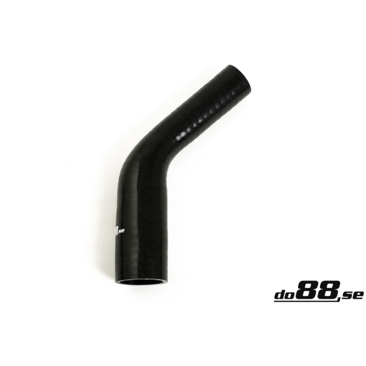 Przewód silikonowy czarny 45° 0 – 75 - 1 – 25'' (19-32mm)