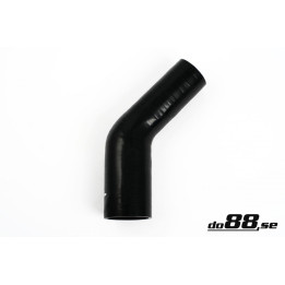 Przewód silikonowy czarny 45° 1 – 75 - 2 – 5'' (45-63mm)