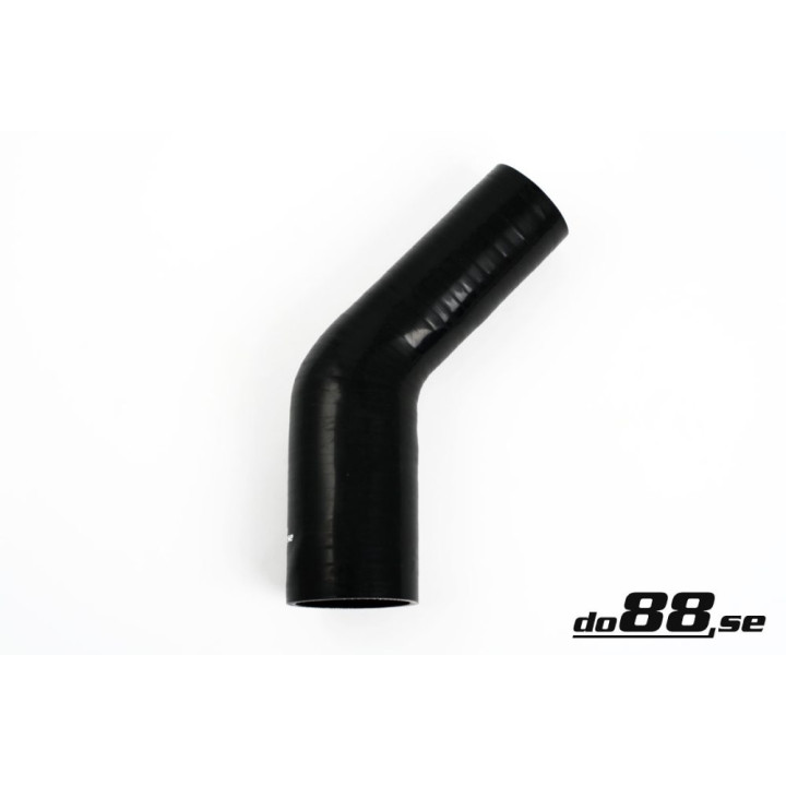 Przewód silikonowy czarny 45° 2 – 375 - 3 – 25'' (60-83mm)