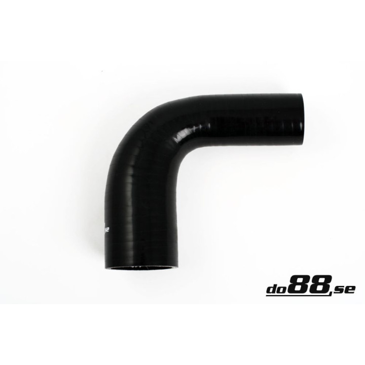 Przewód silikonowy czarny 90° 1 – 375 - 2'' (35 - 51mm)