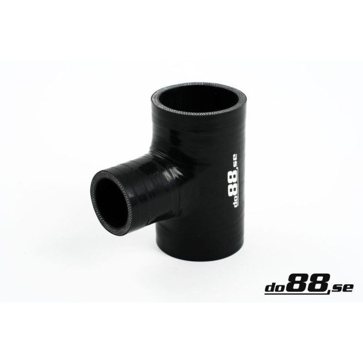 Przewód silikonowy czarny T 2'' + 1'' (51mm+25mm)