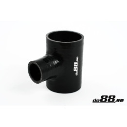 Przewód silikonowy czarny T 2 – 5'' + 2'' (63+51mm)