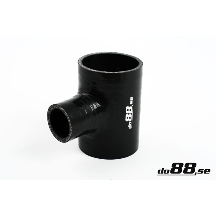 Przewód silikonowy czarny T 2 – 5'' + 2'' (63+51mm)