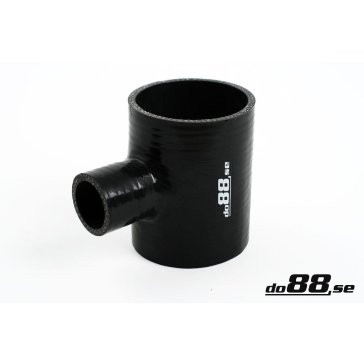 Przewód silikonowy czarny T 3'' + 1 – 5'' (76+38mm)