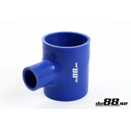 Przewód silikonowy niebieski T 3'' + 2'' (76+51mm)