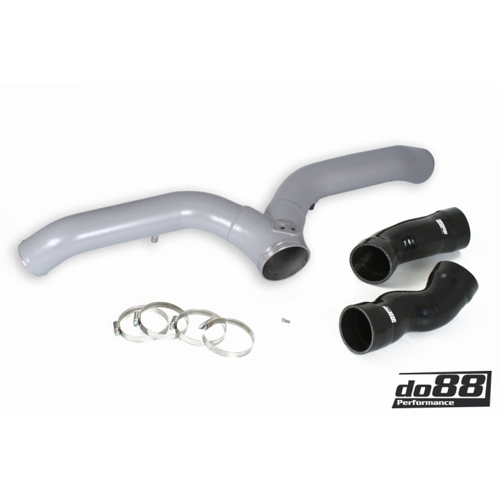 Porsche 997.1 Turbo Y-pipe – srebrny do do88 ICM-230 IC