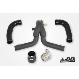 Porsche 911 Turbo (991.1) 2013-15 Y-pipe – czarny do do88 IC