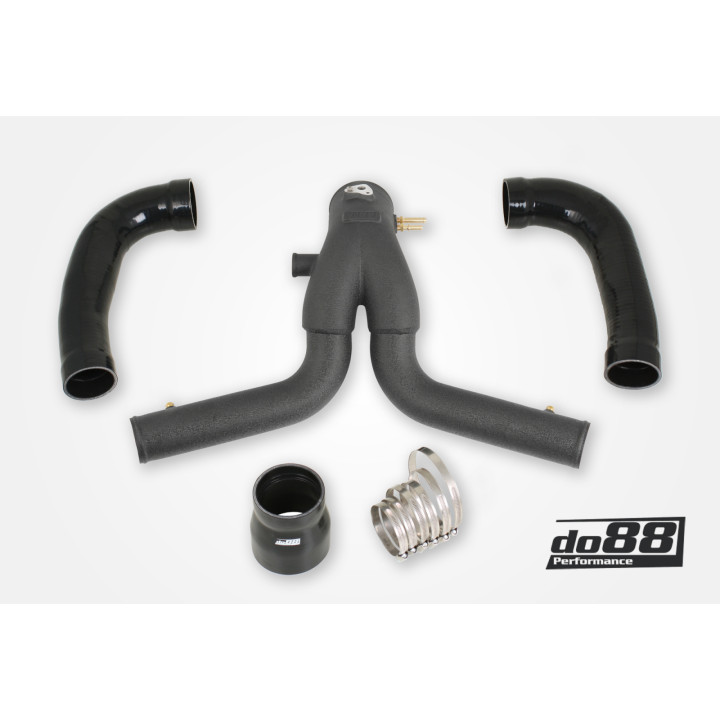 Porsche 911 Turbo (991.1) 2013-15 Y-pipe – czarny do do88 IC