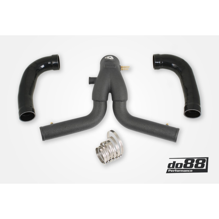 Porsche 911 Turbo (991.2) 2015- Y-pipe – czarny do do88 IC