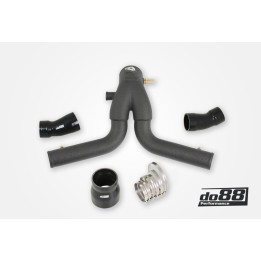 Porsche 911 Turbo (991.1) 2013-15 Y-pipe – czarny do OEM IC