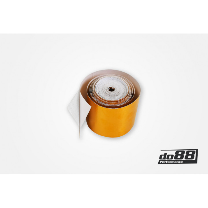 Heat insulating tape gold 50mm – 5m roll