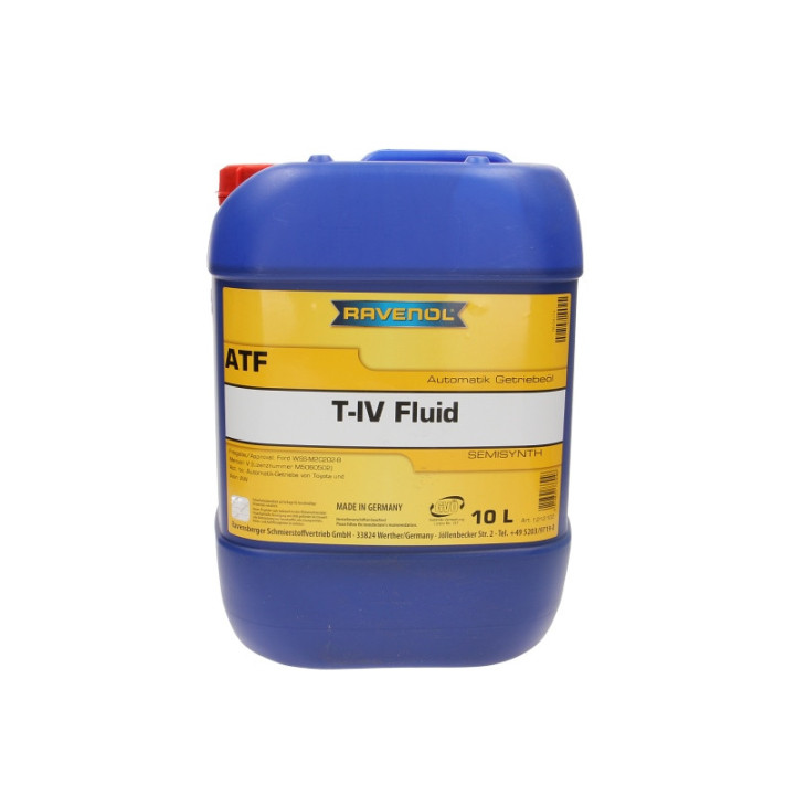 Olej przekładniowy ATF T-IV FLUID 10L RAVENOL 1212102-010-01-999