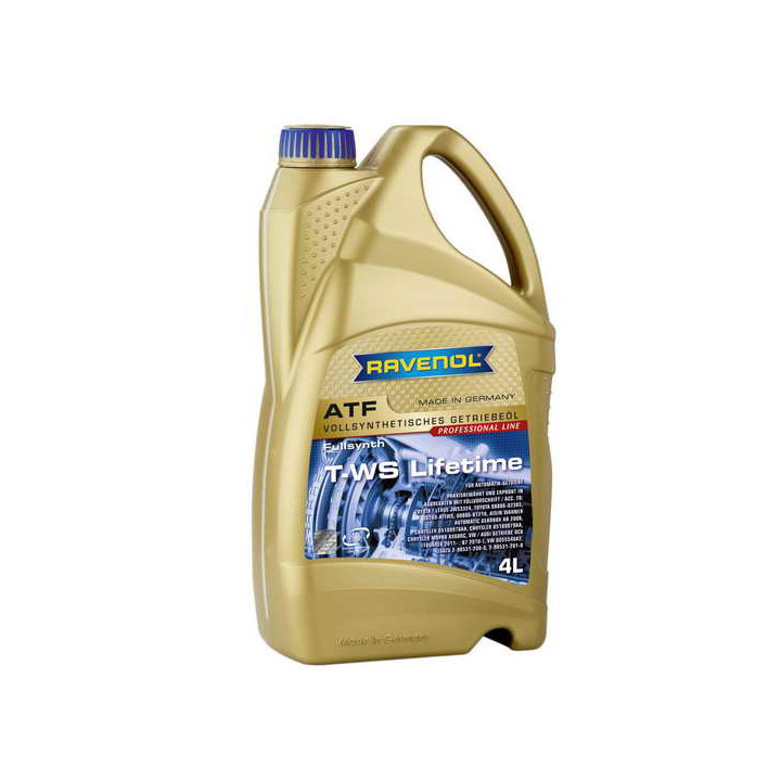 Olej przekładniowy ATF T-WS LIFETIME 4L RAVENOL 1211106-004-01-999