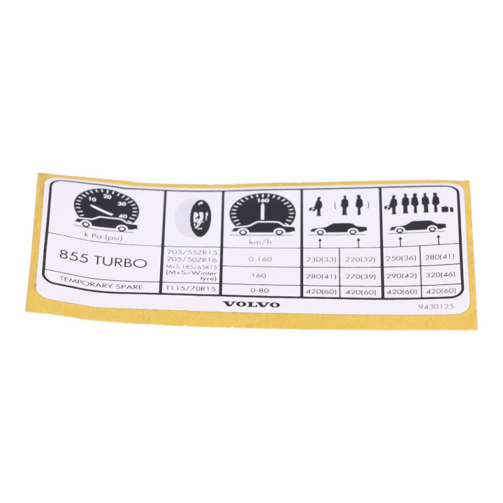 Decal Volvo (9430125)