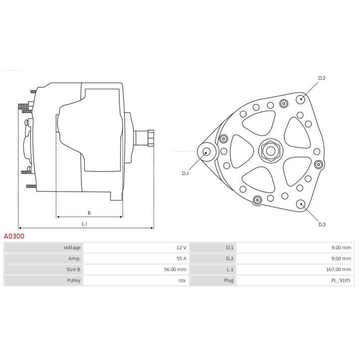 Alternator AS-PL A0300