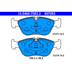 Klocki hamulcowe ATE 13.0460-7053.2