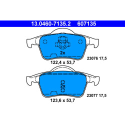 Klocki hamulcowe ATE 13.0460-7135.2