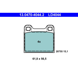 Klocki hamulcowe ATE 13.0470-4044.2