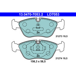 Klocki hamulcowe ATE 13.0470-7053.2