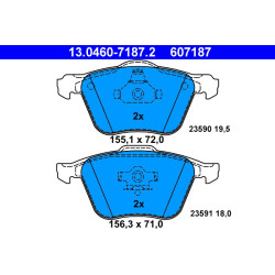 Klocki hamulcowe ATE 13.0460-7187.2