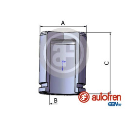 Tłoczek zacisku hamulcowego AUTOFREN SEINSA D025568
