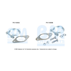 zestaw montażowy, filtr sadzy / filtr cząstek stałych BM CATALYSTS FK11005