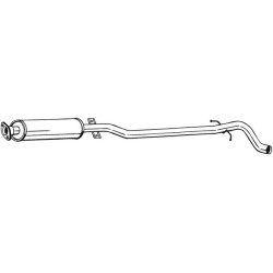 Tłumik środkowy BOSAL 286-185