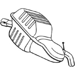 Tłumik końcowy BOSAL 235-151