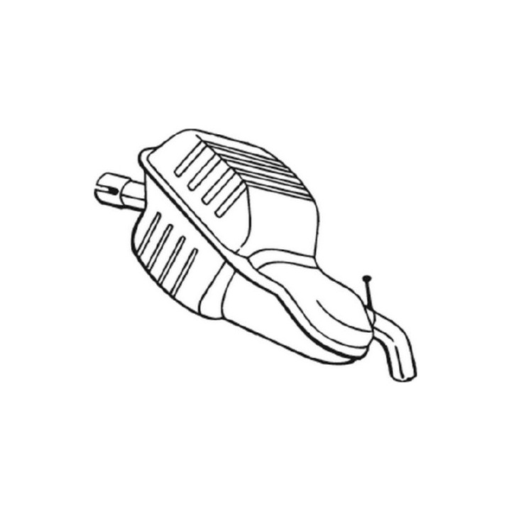 Tłumik końcowy BOSAL 235-139