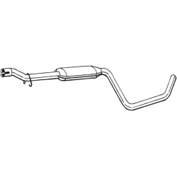 Tłumik środkowy BOSAL 284-261
