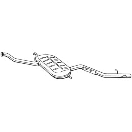 Tłumik środkowy BOSAL 290-517
