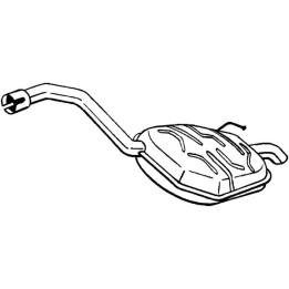 Tłumik końcowy BOSAL 235-055