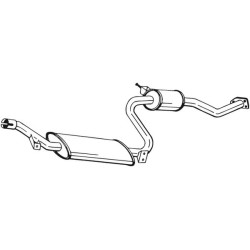 Tłumik środkowy BOSAL 283-603