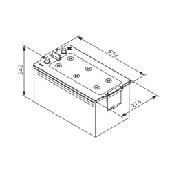 Akumulator BOSCH 0 092 TE0 888