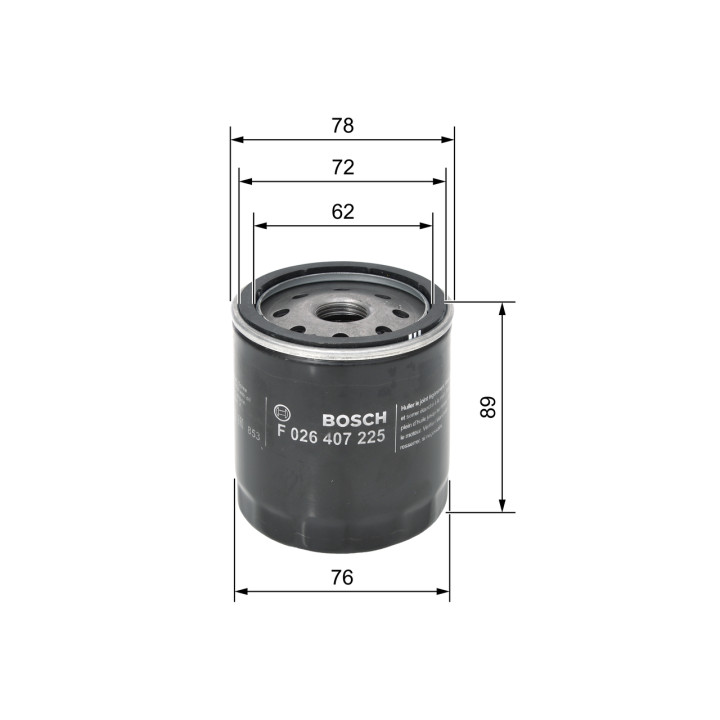 Filtr oleju BOSCH F 026 407 225