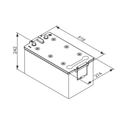 Akumulator BOSCH 0 092 TA0 800
