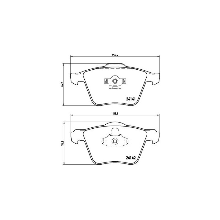 Klocki hamulcowe BREMBO P 86 018