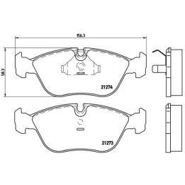 Klocki hamulcowe BREMBO P 86 013