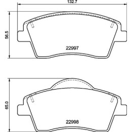 Klocki hamulcowe BREMBO P 86 033