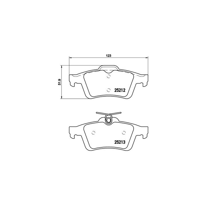 Klocki hamulcowe BREMBO P 24 148