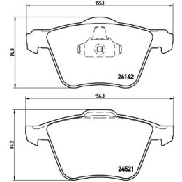 Klocki hamulcowe BREMBO P 24 077