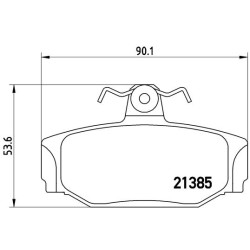 Klocki hamulcowe BREMBO P 86 009