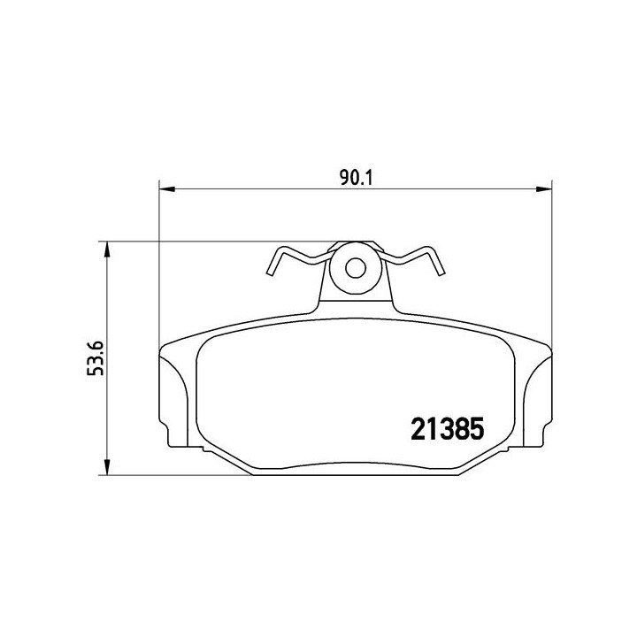 Klocki hamulcowe BREMBO P 86 009